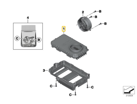 NEW OE LED MODULE COTINENTAL BMW K50 K51 R1200GS , R1250GS 63128528758 - 4